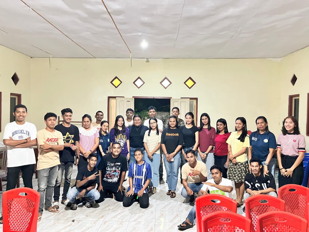 Kebaktian Ranting Sekaligus Sosialisasi Bersama Mahasiswa KKN UKIM